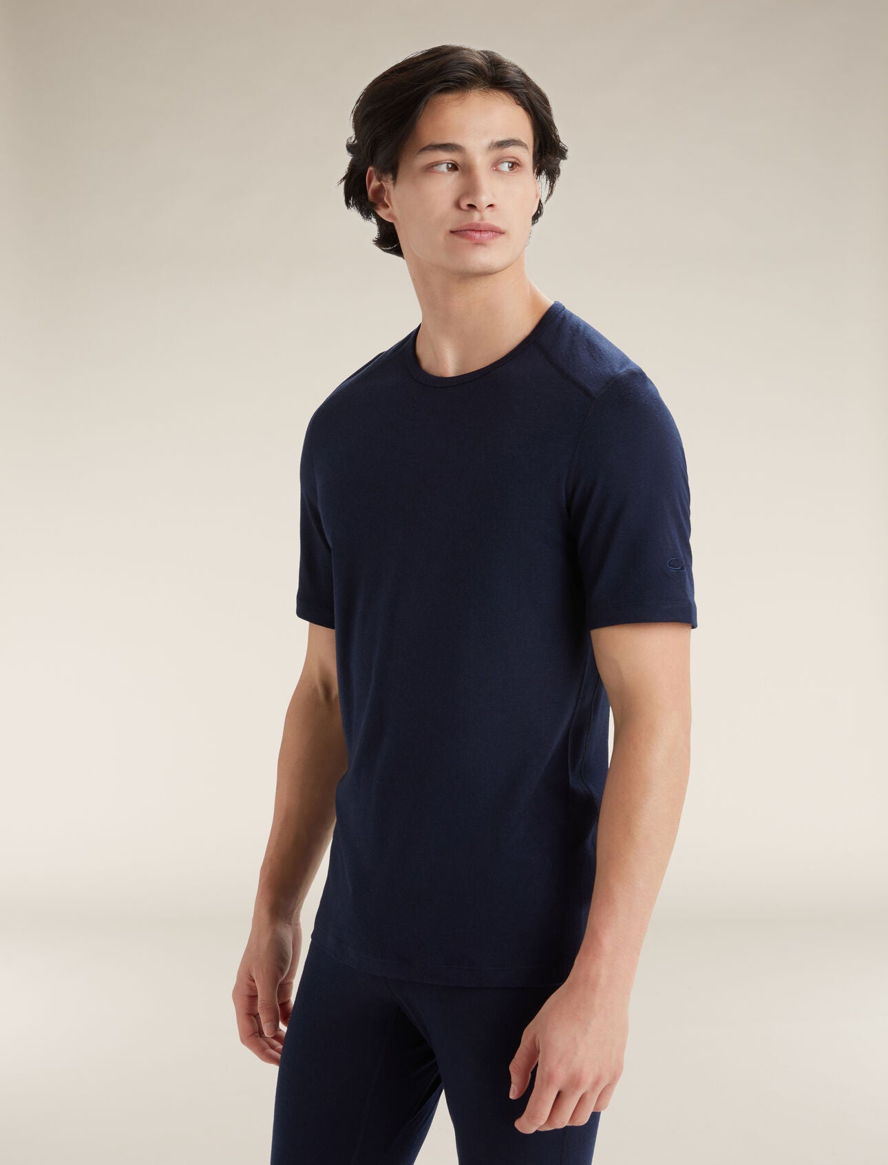 Herr 200 Oasis Short Sleeve Crewe termisk topp i merino