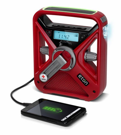 Vevradio Eton FRX3+ | Solceller | Powerbank 2600 mAh | Nödradio