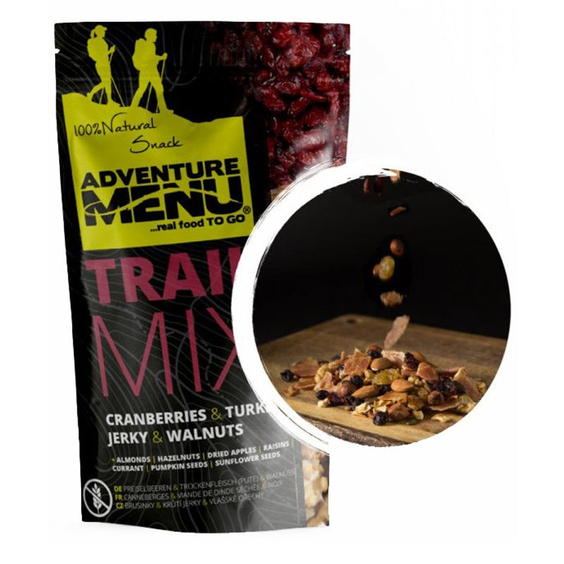 Adventure Menu Trail Mix Cranberries & Turkey jerky & walnuts - 50 g