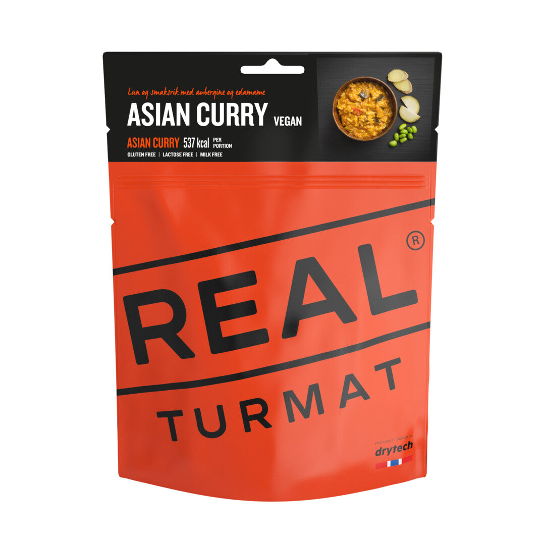 Real Turmat Asian Curry | Frystorkad mat | Portionsförpackning