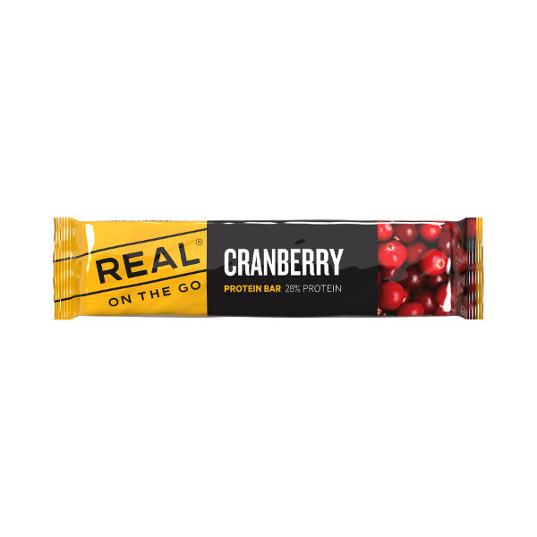 Real On The Go Cranberry Protein Bar